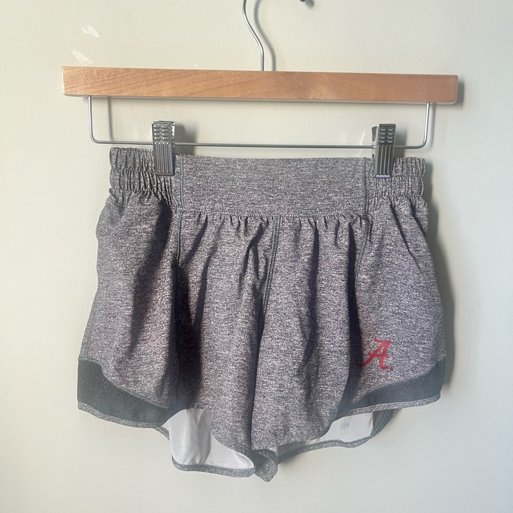 LULULEMON X ALABAMA athletica Charcoal Women's Athletic Shorts hotty hot